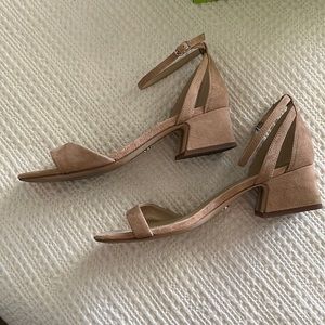 Sam Edelman Wilson caramel side sandal, size 9